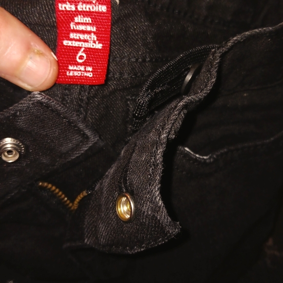 Girls jeans size 6 slim - Picture 2 of 3